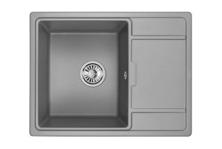 Мойка кухонная Granula 6503, АЛЮМИНИУМ